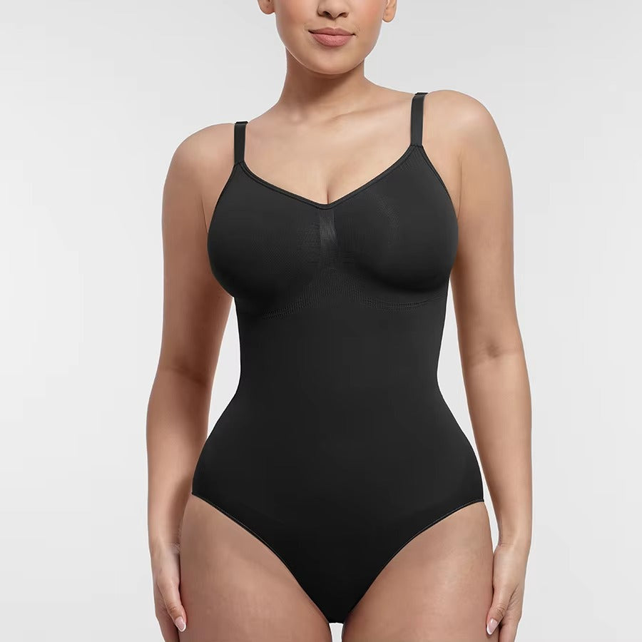 Sleek Back Shaper Bodysuit – Seamless Support & Sculpting Comfort