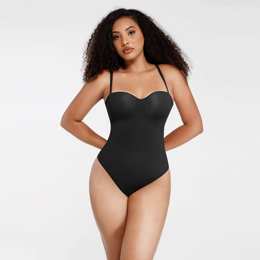 Underwire Thong Bodysuit — Removable Straps | Wedding Shapewear