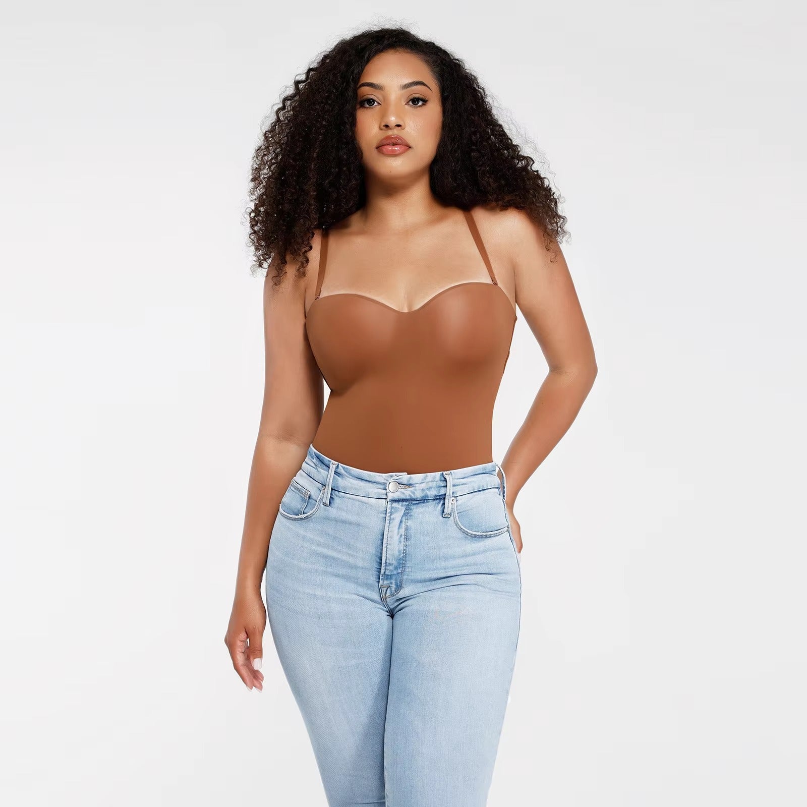 Underwire Thong Bodysuit — Removable Straps | Wedding Shapewear