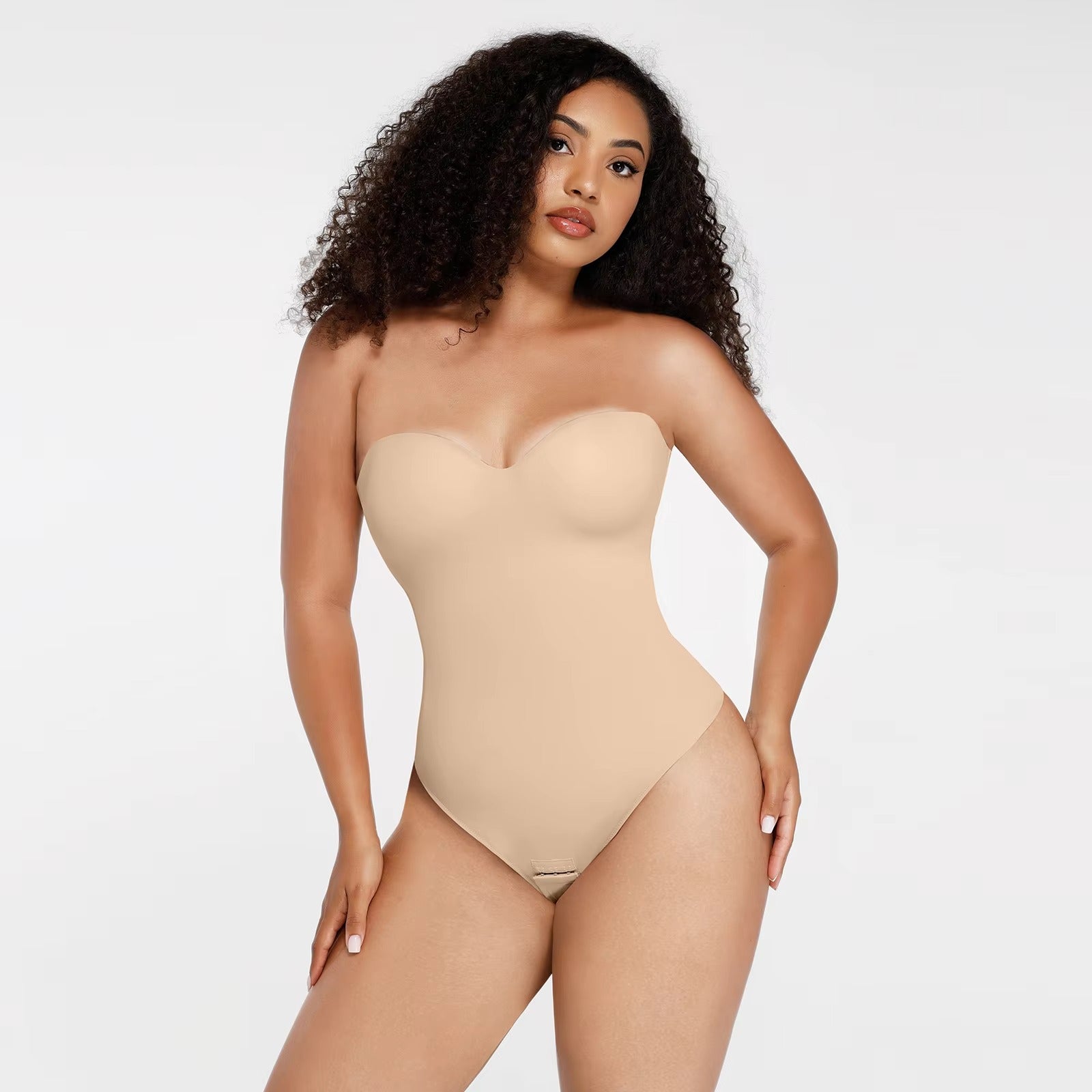 Underwire Thong Bodysuit — Removable Straps | Wedding Shapewear