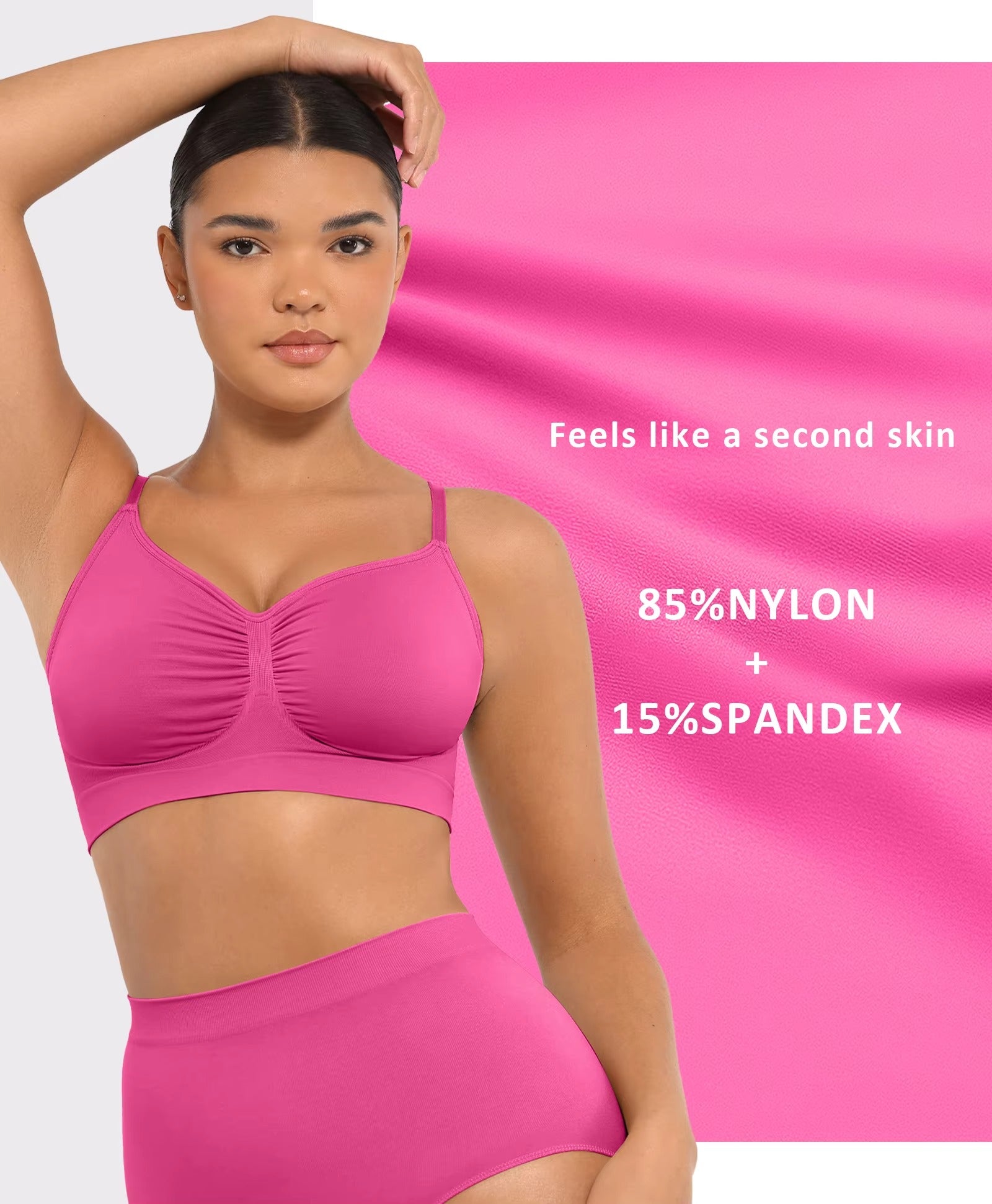 Push-Up Bra with Soft Padding & Adjustable Straps