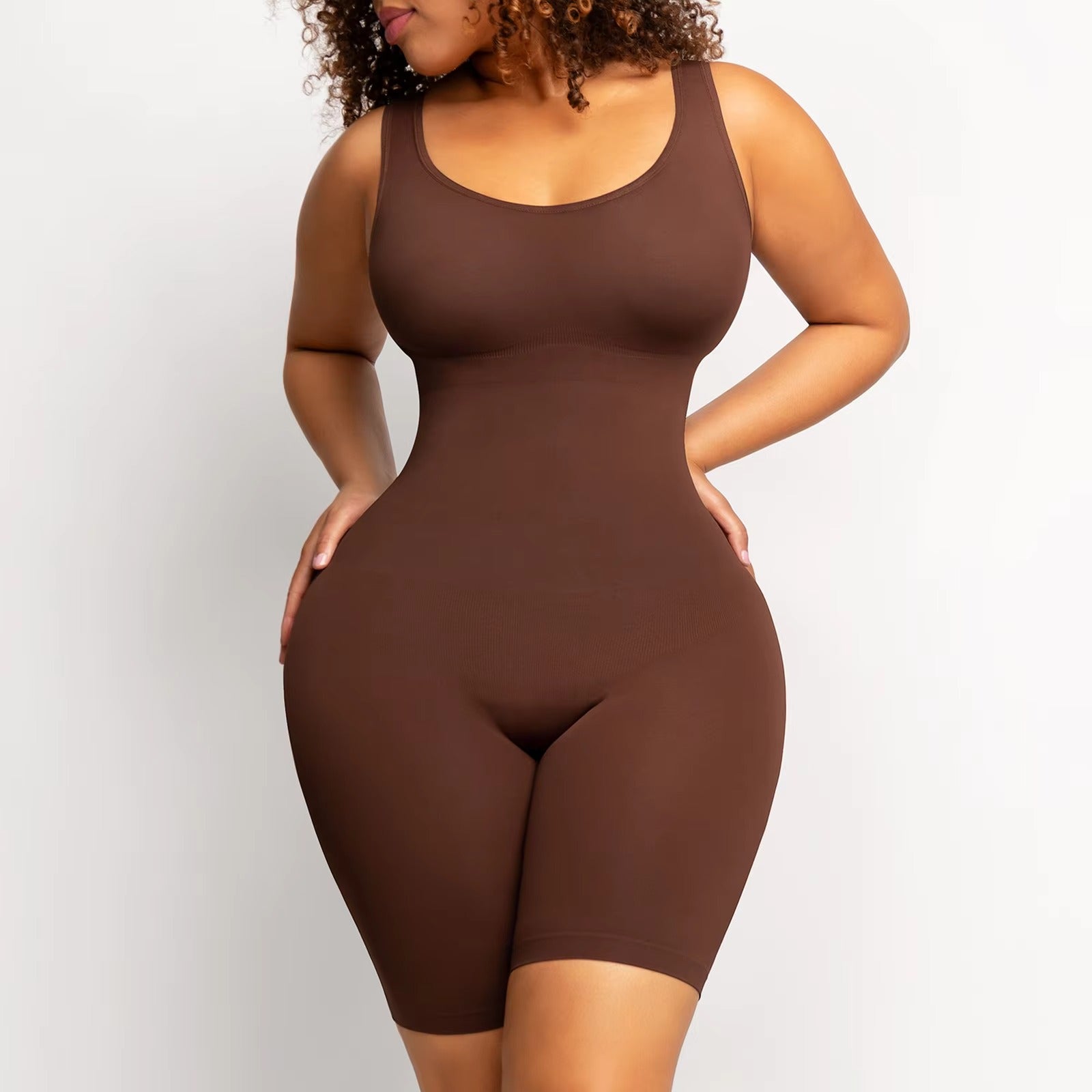 Seamless Full-Body Shapewear Bodysuit – Tummy Control & Butt Lifter