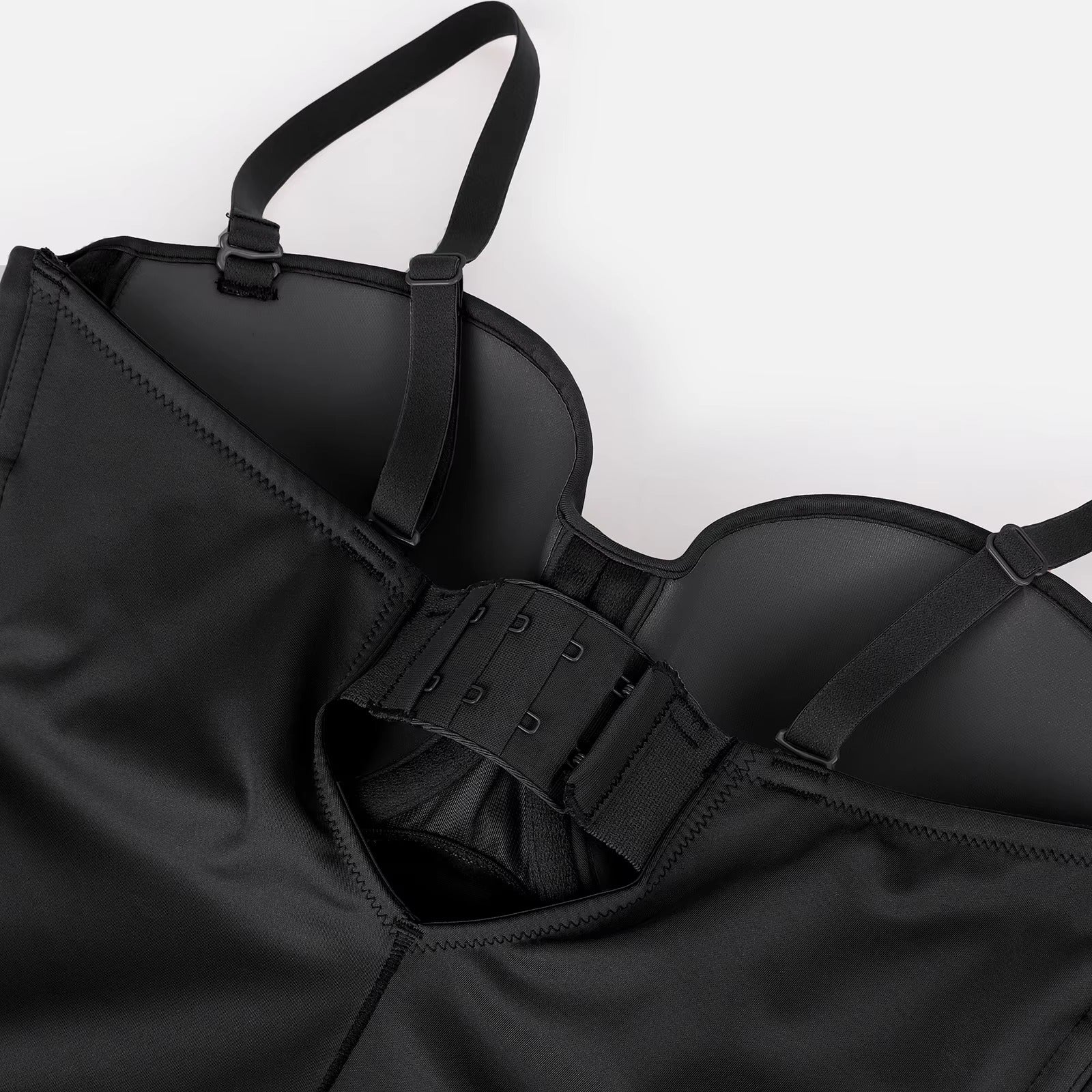 One-Piece Underwire Strapless Cups Thong Bodysuit Shapewear Slimming Body Shaper Shapewear Bodysuit for Women