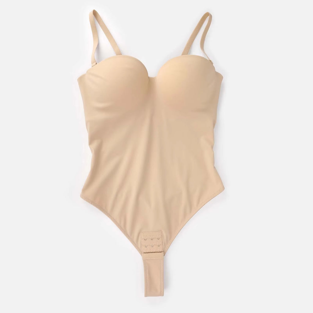 Underwire Thong Bodysuit — Removable Straps | Wedding Shapewear