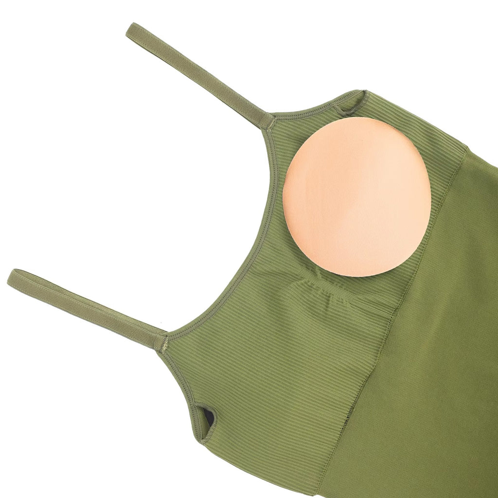 Seamless Sculpting Jumpsuit – One-Piece Ribbed Bodycon with Built-In Support