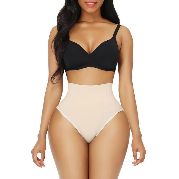 Seamless High Waist Tummy Control Thong Shaper