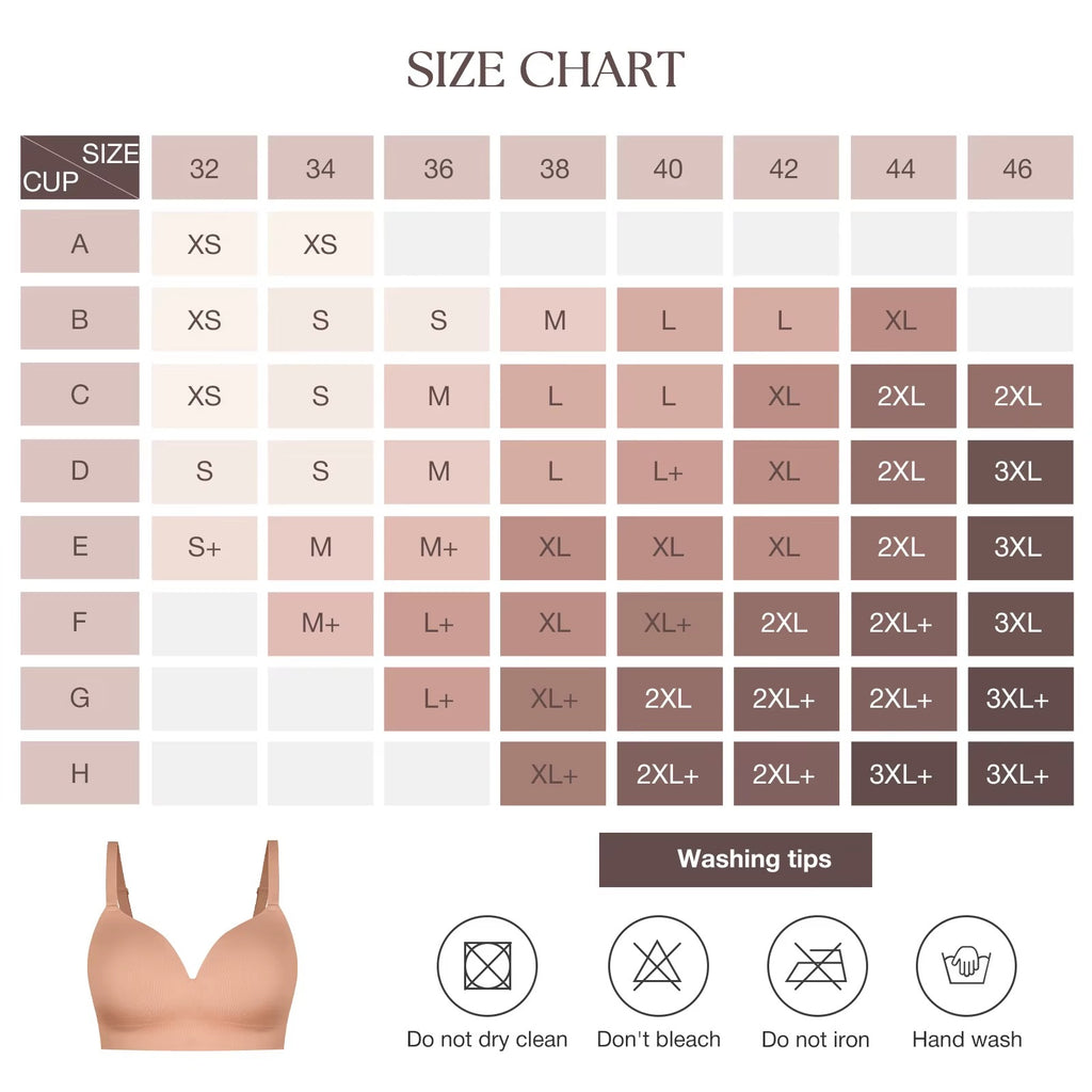 Push Up Bra – Wireless Seamless Comfort Bralette