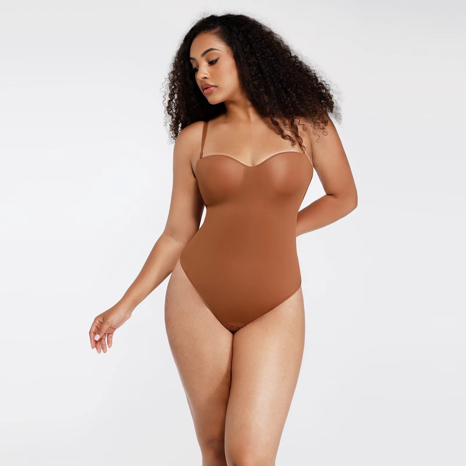 Underwire Thong Bodysuit — Removable Straps | Wedding Shapewear