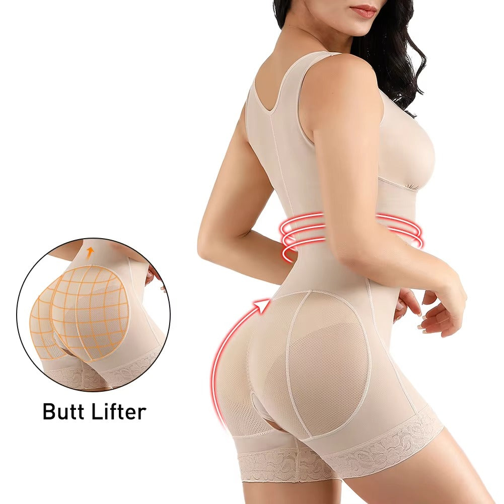 Full Body Shaper Bodysuit – Butt Lifter & Tummy Control