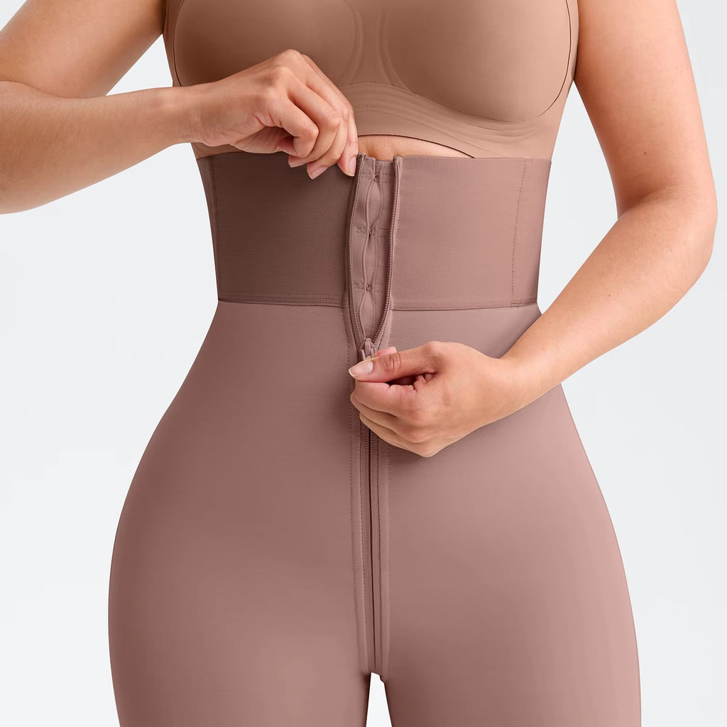 Sculpt, smooth, and slim instantly with this premium high-waisted shapewear. Featuring a convenient full-front zipper for easy on/off, it delivers firm tummy control, a seamless finish, and a flattering lifted silhouette. The ultra-soft, breathable fabric offers all-day comfort while staying invisible under any outfit. Perfect for everyday wear or special occasions.

