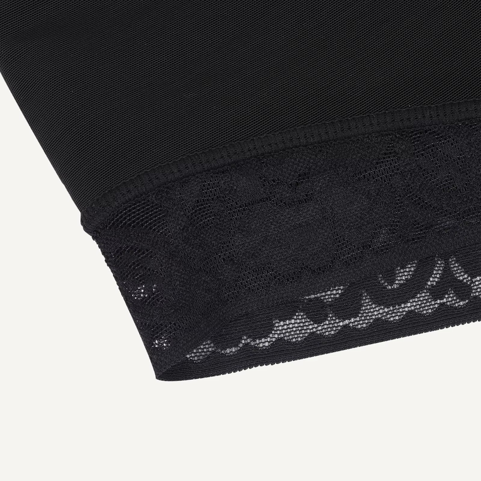 The Lace Front Zip Body Shaper — Firm Compression Plus Size