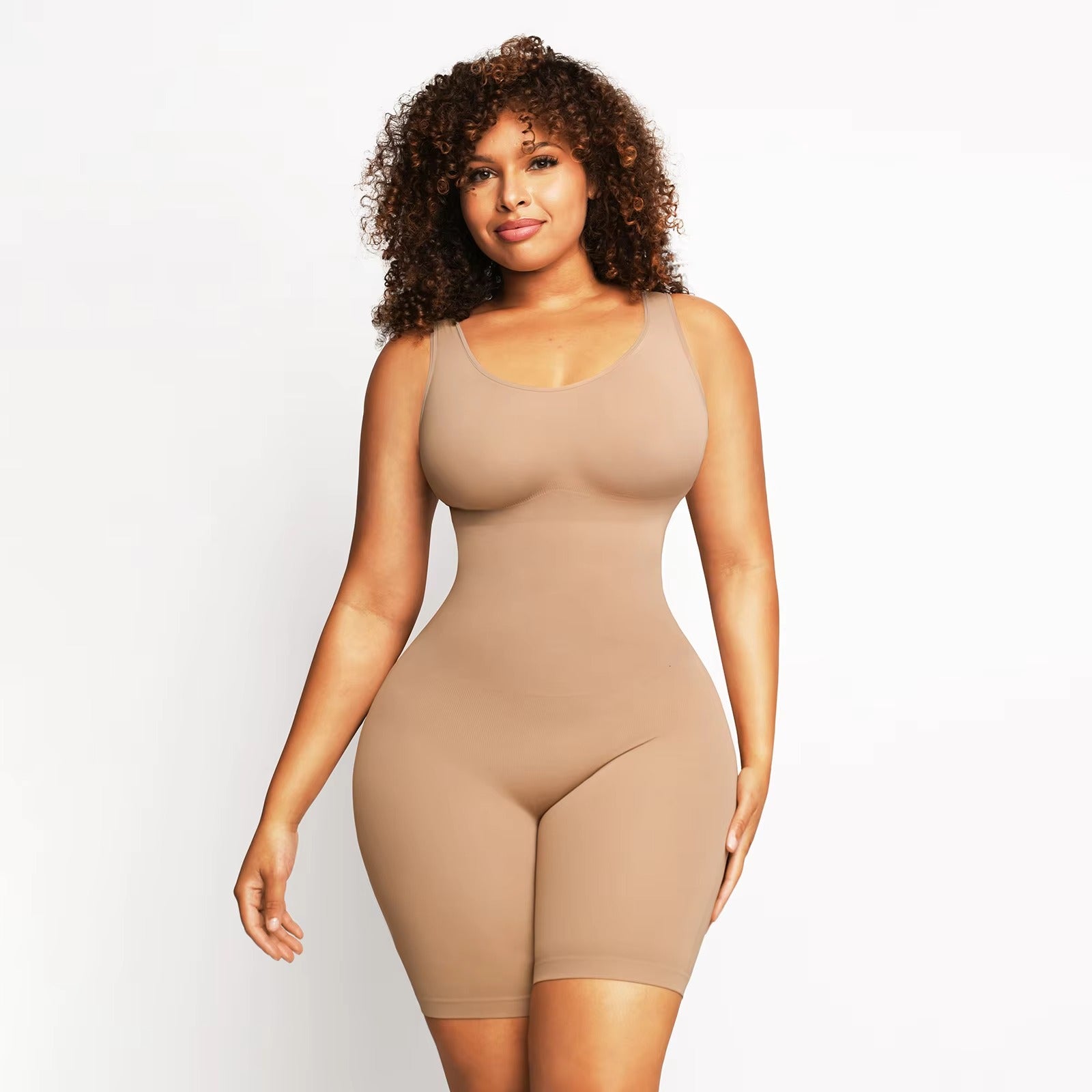 Seamless Full-Body Shapewear Bodysuit – Tummy Control & Butt Lifter