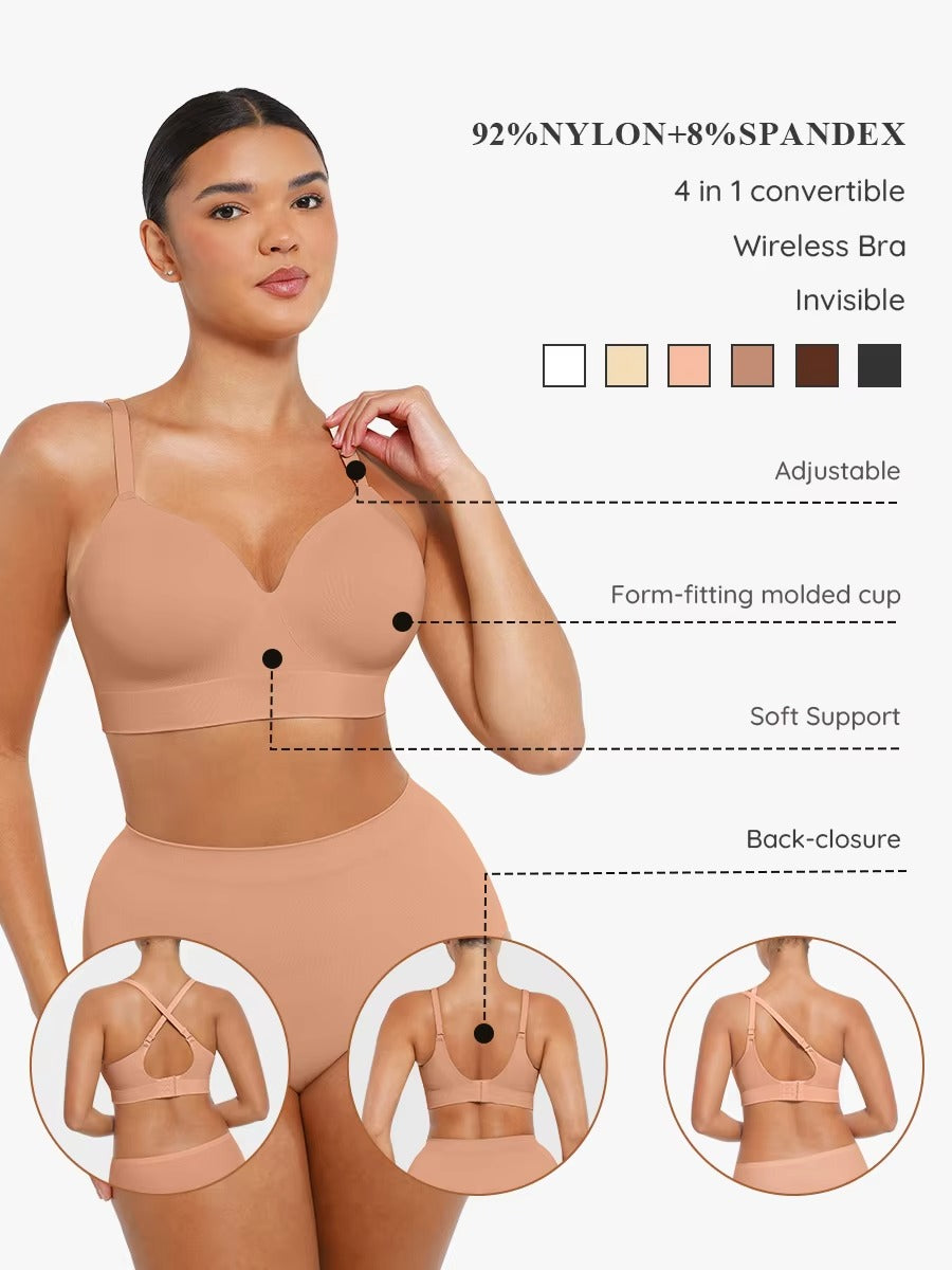 Push Up Bra – Wireless Seamless Comfort Bralette
