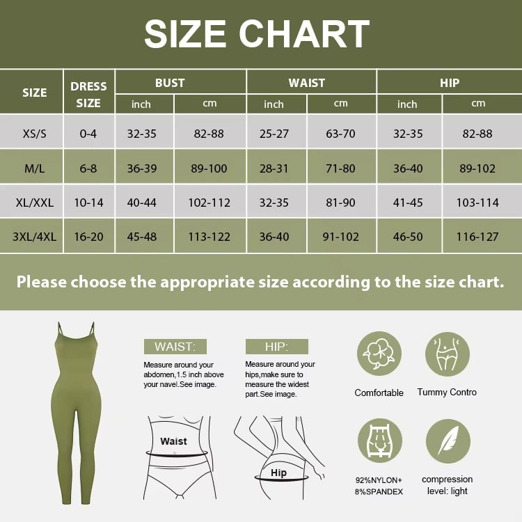 Seamless Sculpting Jumpsuit – One-Piece Ribbed Bodycon with Built-In Support