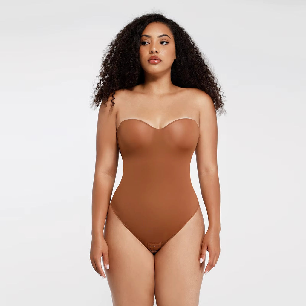 Underwire Thong Bodysuit — Removable Straps | Wedding Shapewear