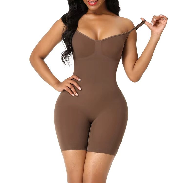 Seamless Full-Body Shapewear Bodysuit – Tummy Control & Butt Lifter