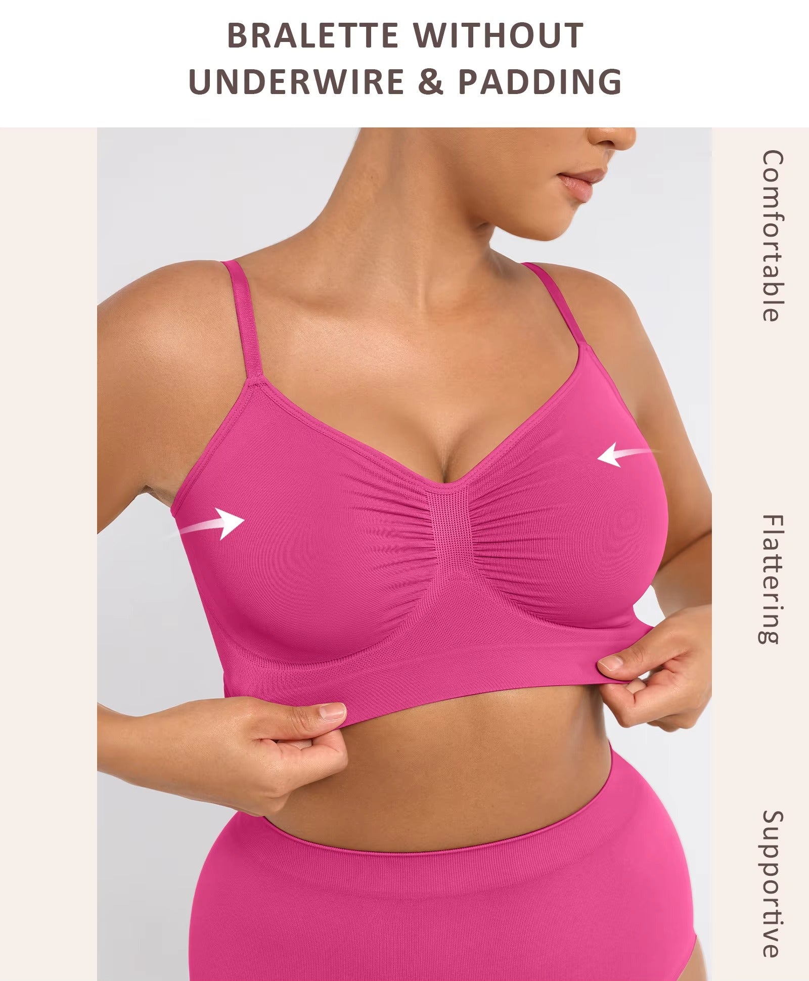 Push-Up Bra with Soft Padding & Adjustable Straps