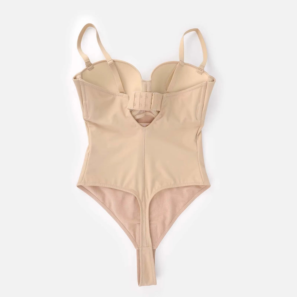 Underwire Thong Bodysuit — Removable Straps | Wedding Shapewear