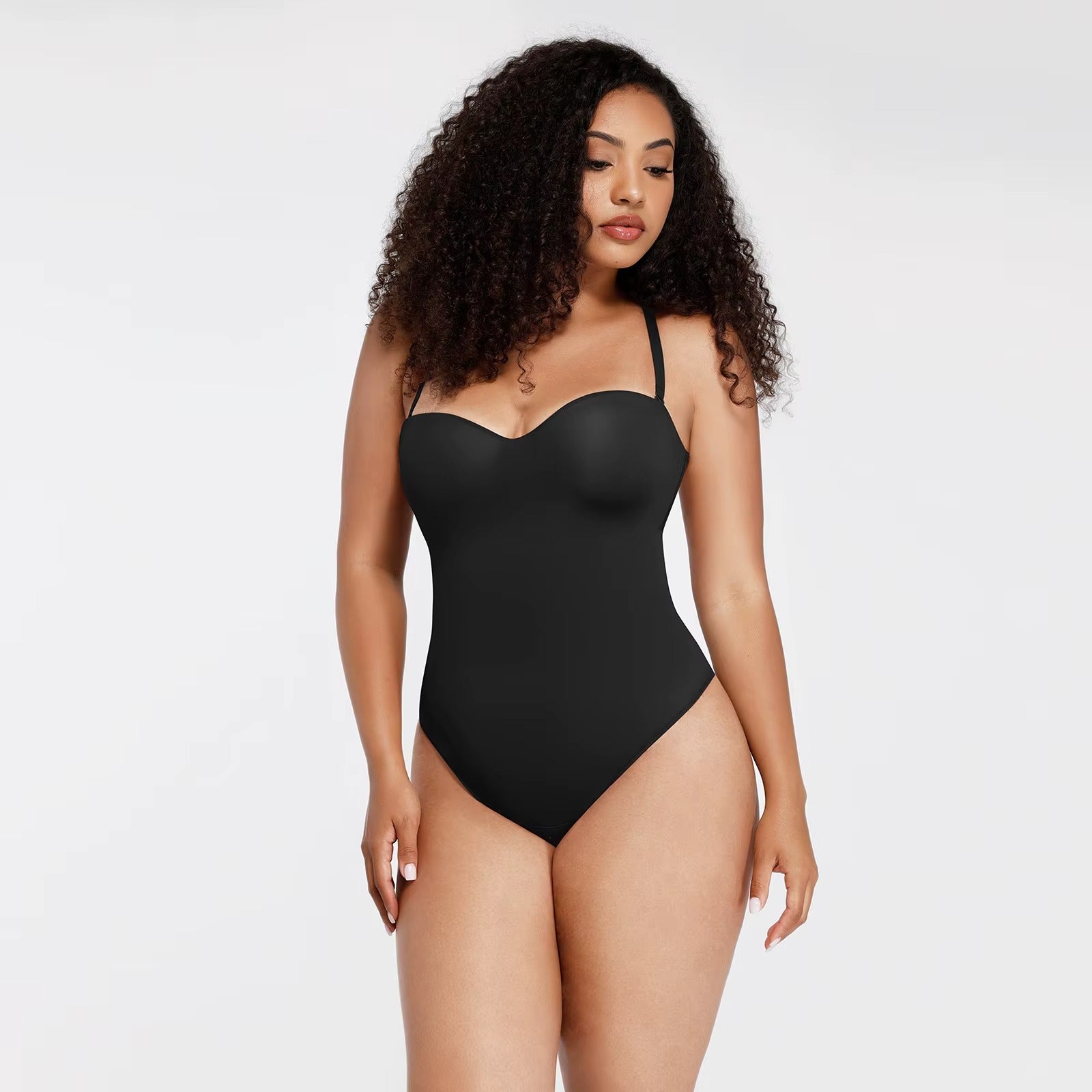 Underwire Thong Bodysuit — Removable Straps | Wedding Shapewear