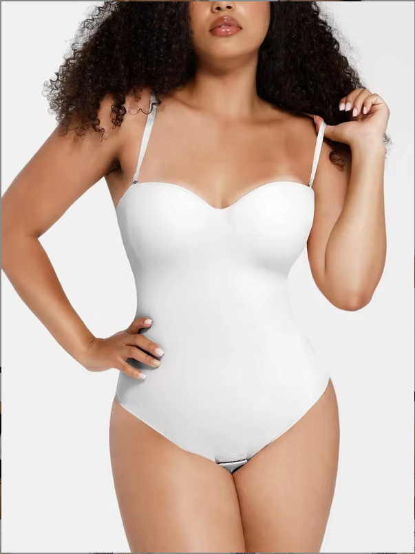 Underwire Thong Bodysuit — Removable Straps | Wedding Shapewear