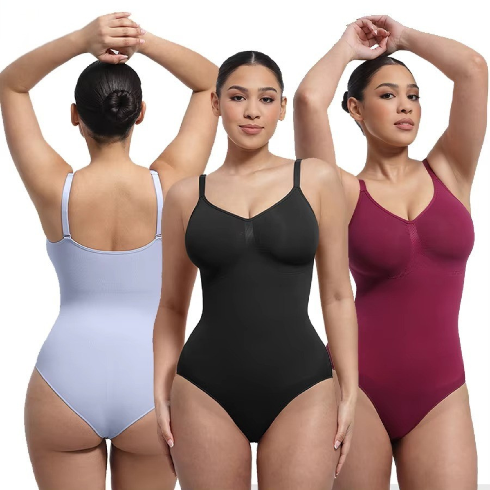 Sleek Back Shaper Bodysuit – Seamless Support & Sculpting Comfort