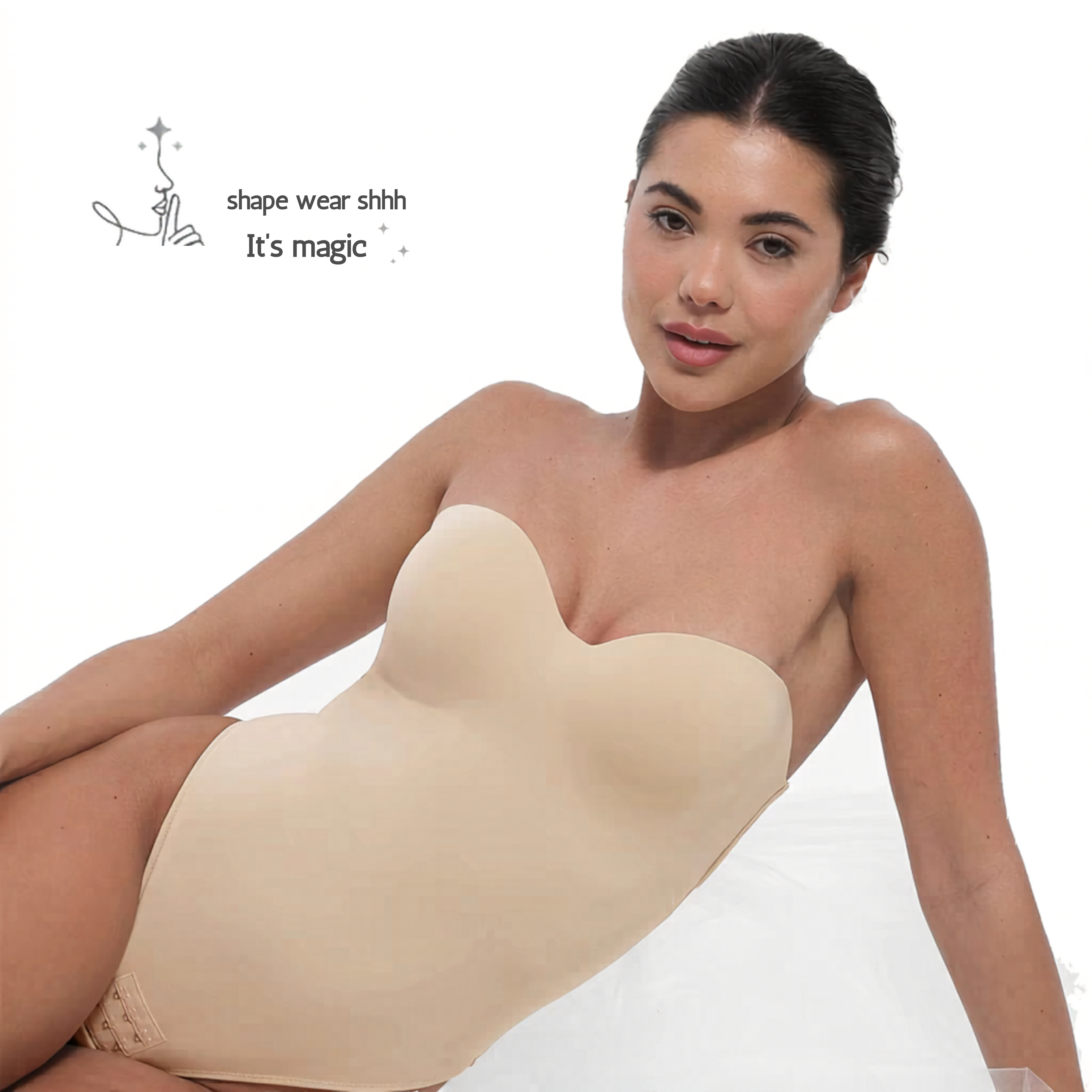 Underwire Thong Bodysuit — Removable Straps | Wedding Shapewear